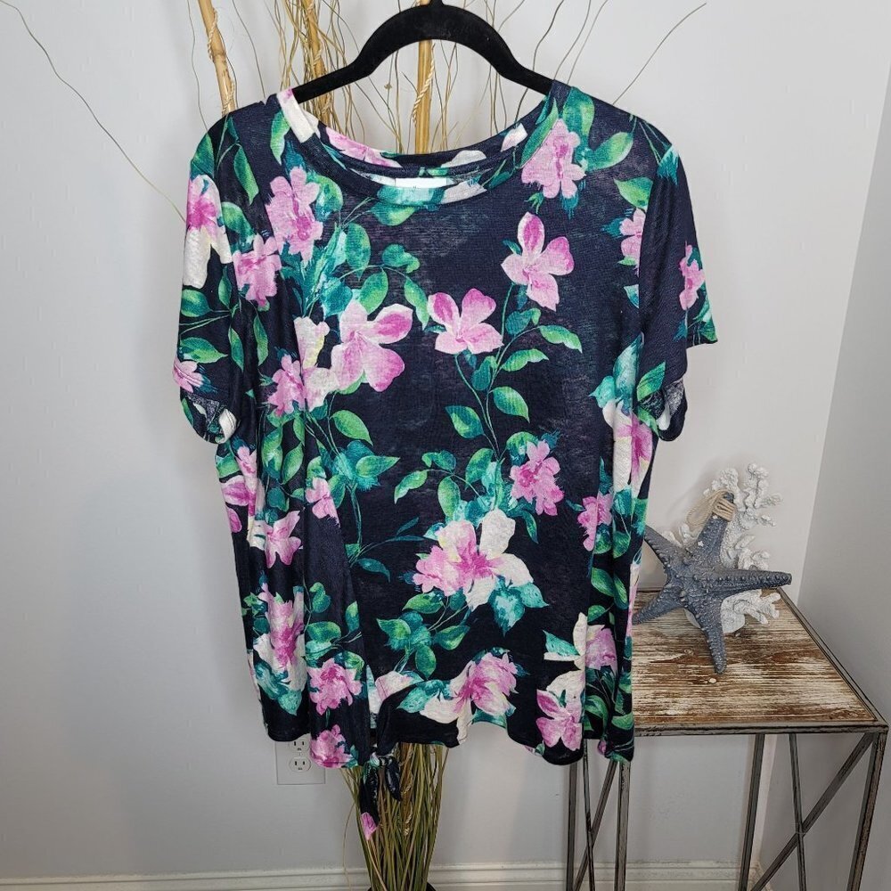 J. Jill Love Linen Blouse Womens Medium